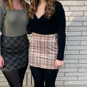 Adorable plaid skirt!